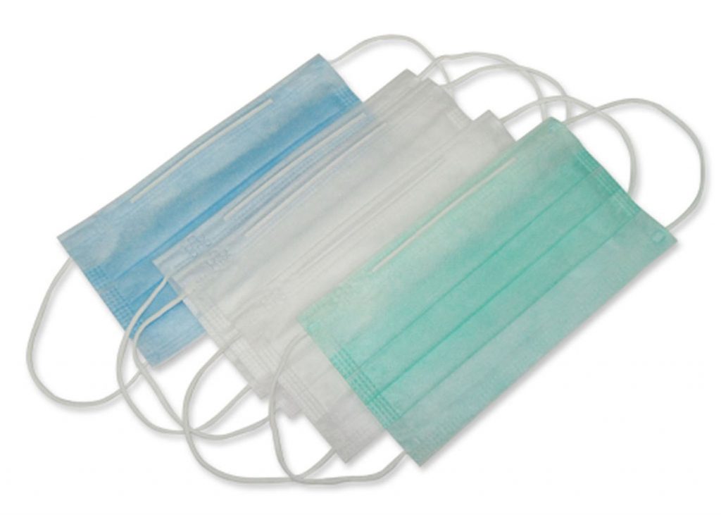 Disposable Face Masks with Elastic Ear Loop